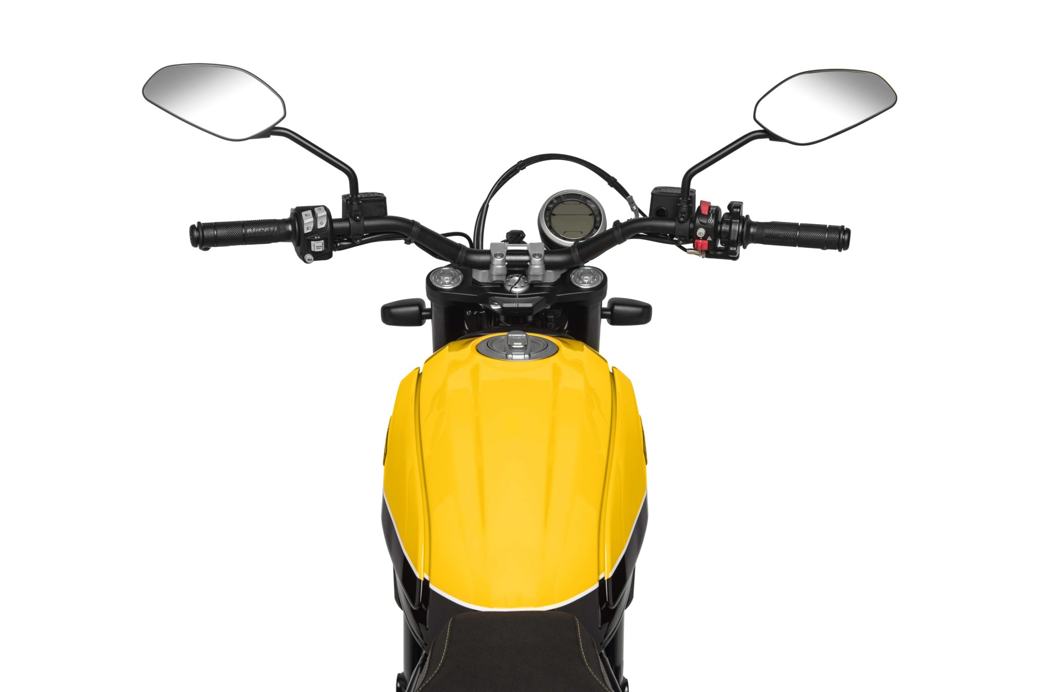 Ducati Scrambler Full Throttle handlebar view