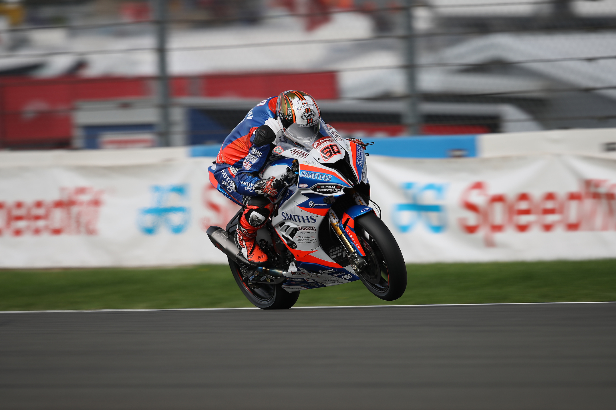 Peter Hickman racing at Donington Park