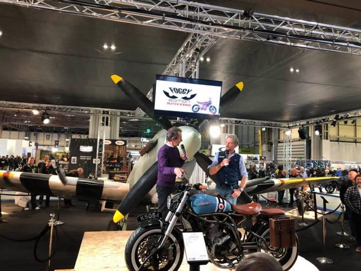 Carl Fogarty and Steve Parrish at Motorcycle Live 2019