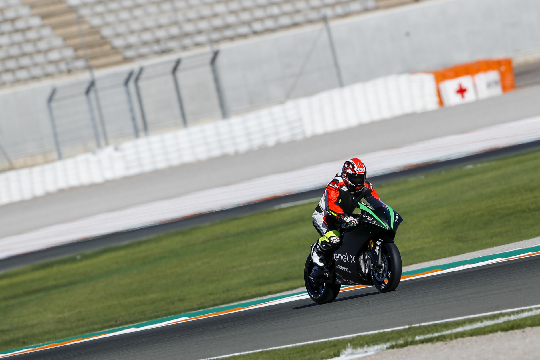 Energica MotoE Superbike test in Valencia