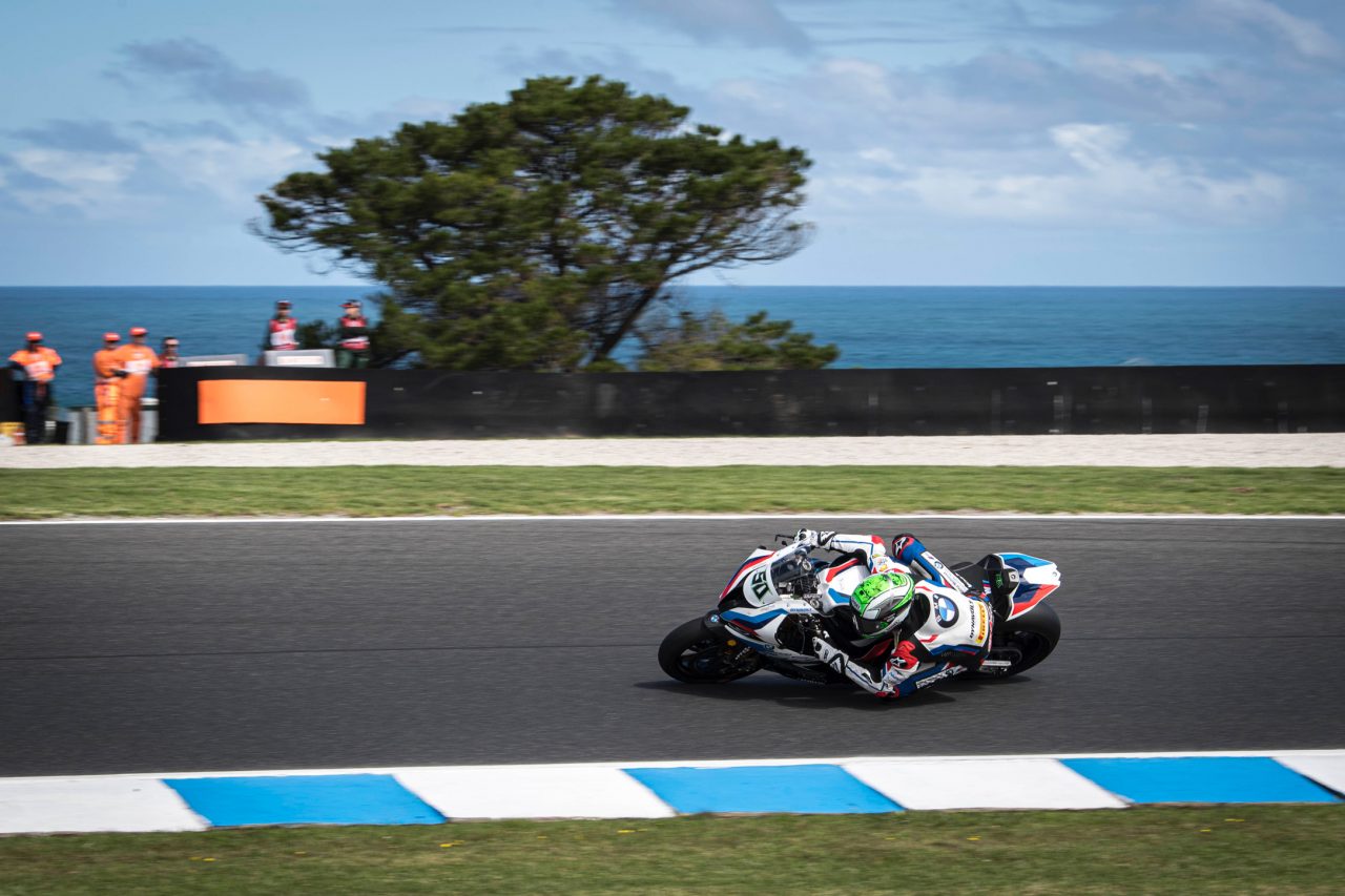 Eugene Laverty riding for BMW at WSBK Championship