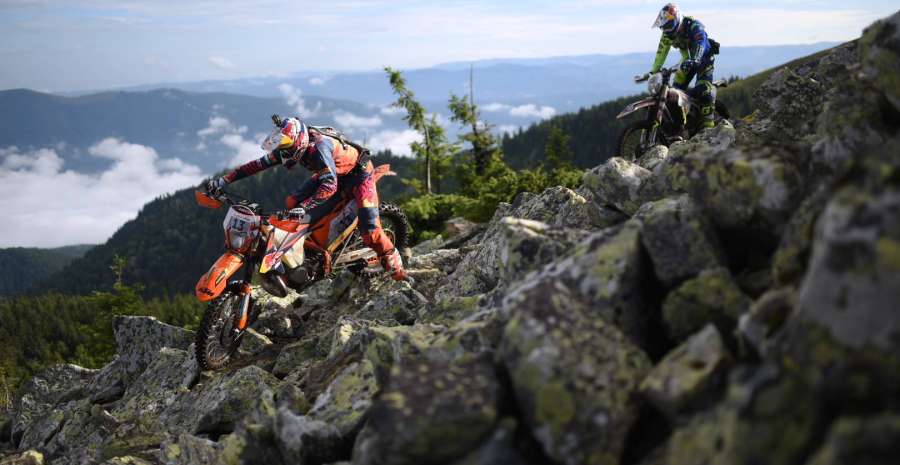 Challenging terrains for competitors credit official Red Bull Romaniacs Facebook Page