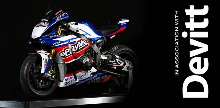 Devitt sponsor Tommy Hills' ePay Yamaha BSB team