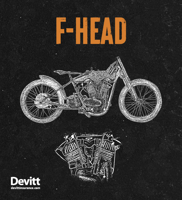 F-Head Harley-Davidson engine