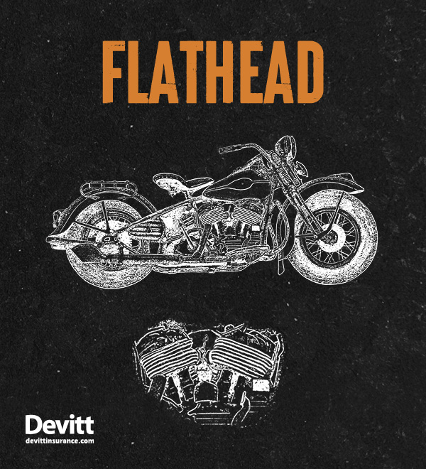 Flathead Harley-Davidson engine