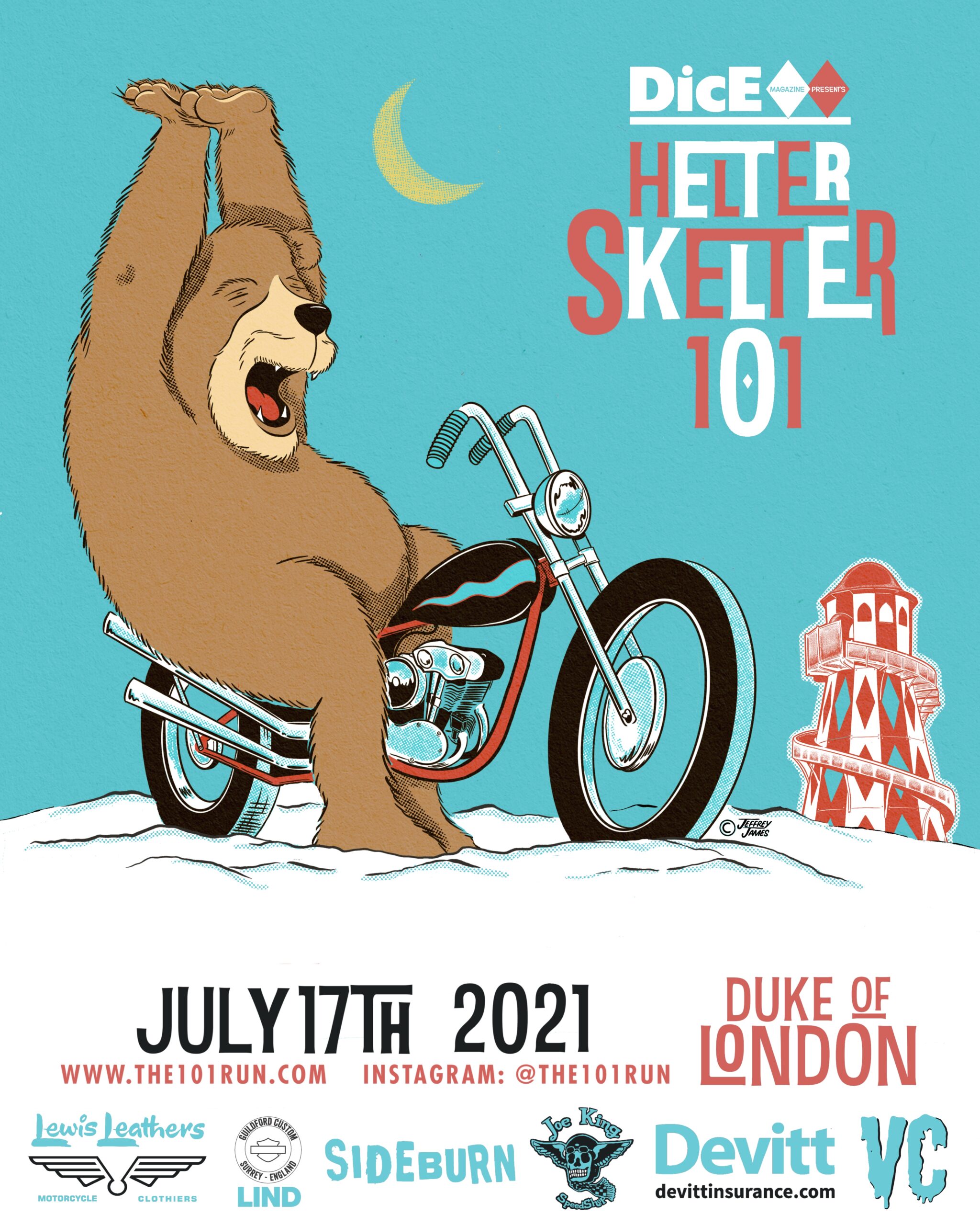 The Helter Skelter 101 Run Biker Events Devitt