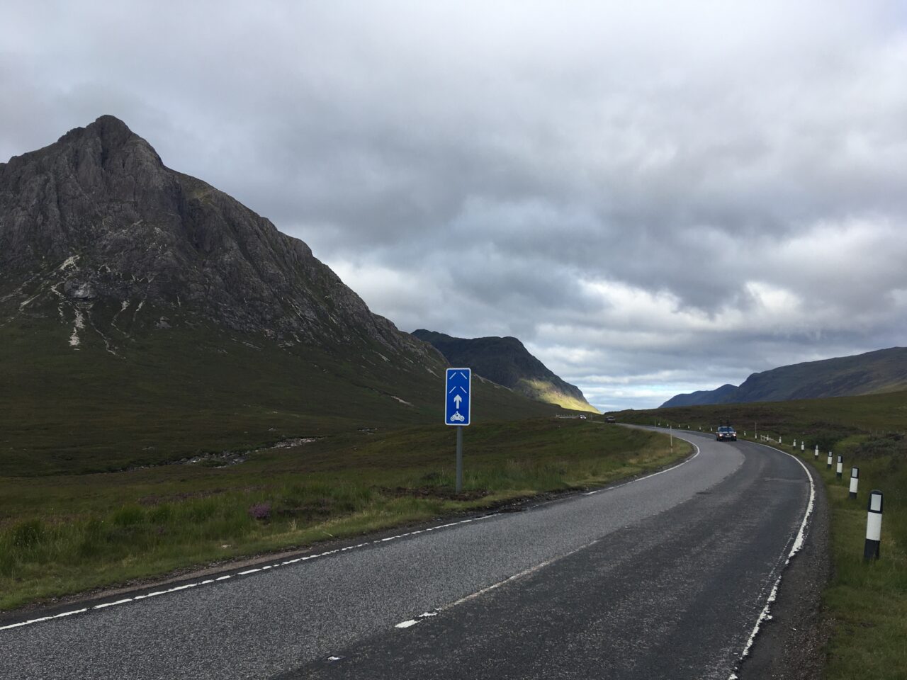 PRIMEs road sign on the A82