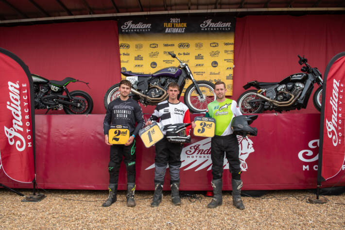 Flat Track Racing Podium 