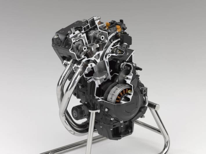Honda CB500 twin engine