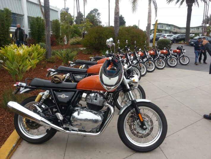 Interceptors lined up ready to ride