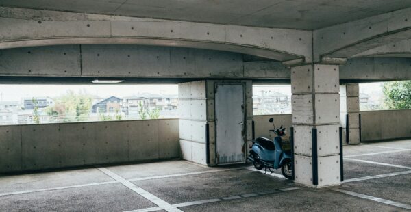 How to park your motorbike safely