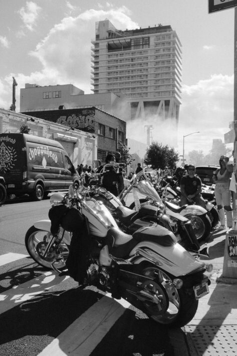 Transporting a motorbike