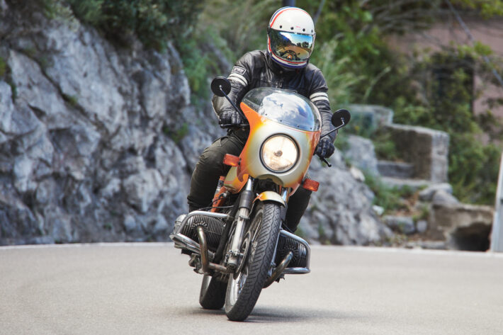 Summer motorcycle riding