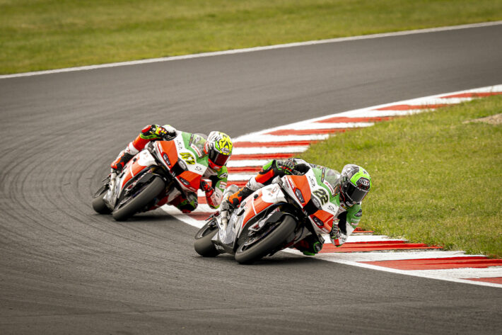 Alex Lowes and Bassani WSB
