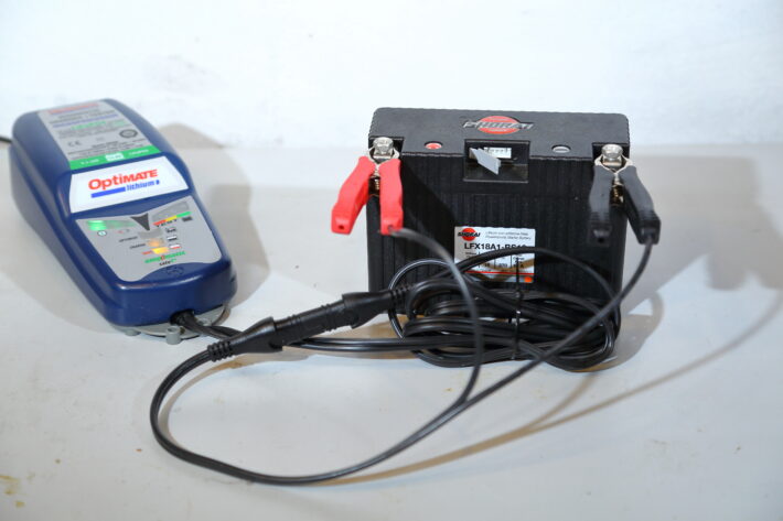 Lithium battery with charger