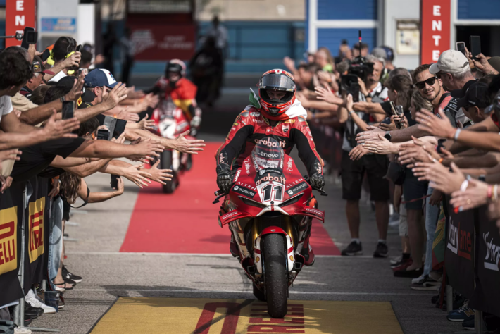 Nicolo Bulega, Iker Lecuona and WSB action - Aruba.it Racing Ducati world superbike